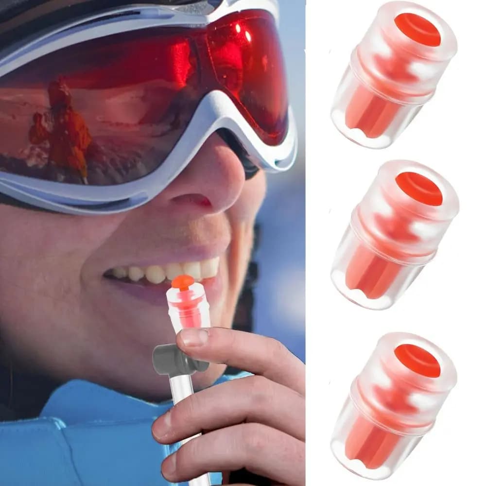 Water Bladder Bite Valve Replacement Sheath Osprey Packs Nozzle Hydration Pack Bite Valve Silicone Red