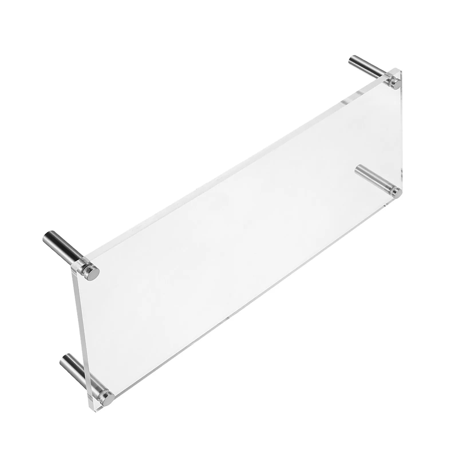 Transparent Computer Monitor Support, Transparent Acrylic Desk Rise for Home and Office, Small Stable Space Saddle