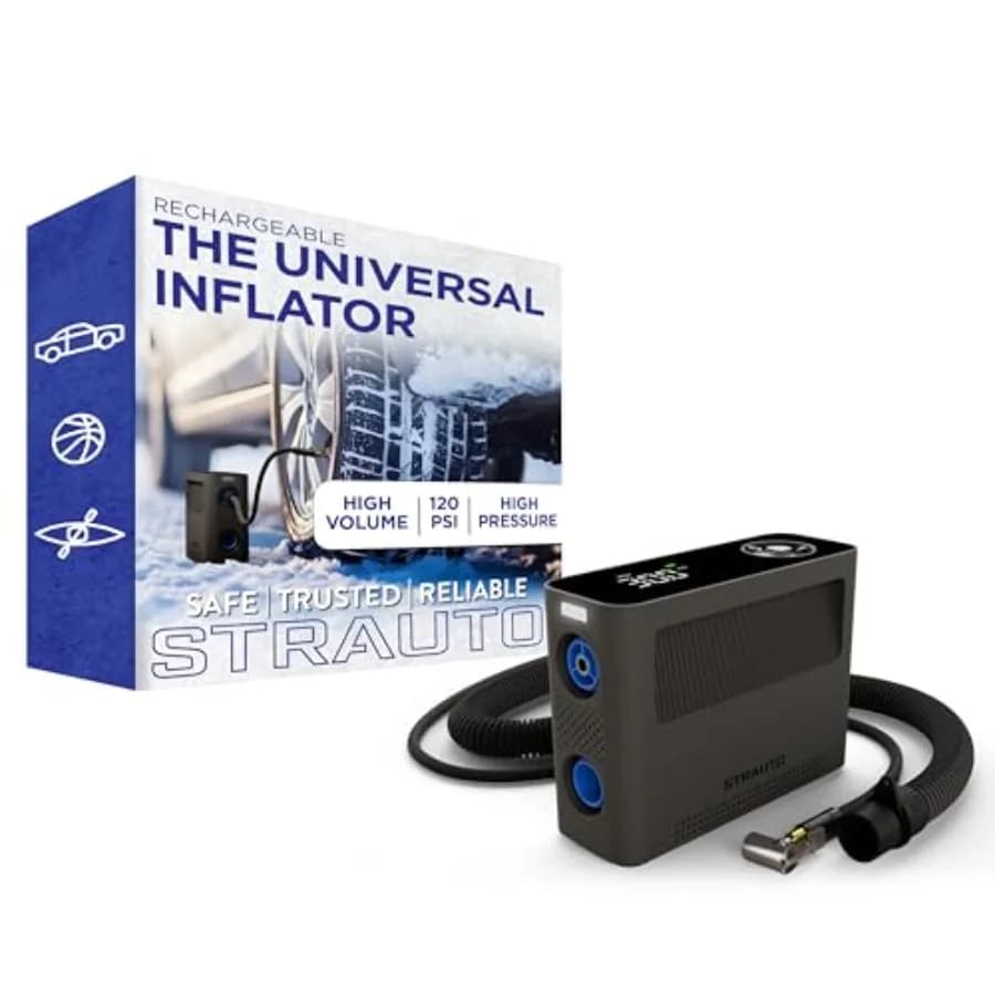 Compressore d'aria universale per pneumatici, pompa per paddle board, auto, bici, gonfiabili, materassini ad aria, palloni 85