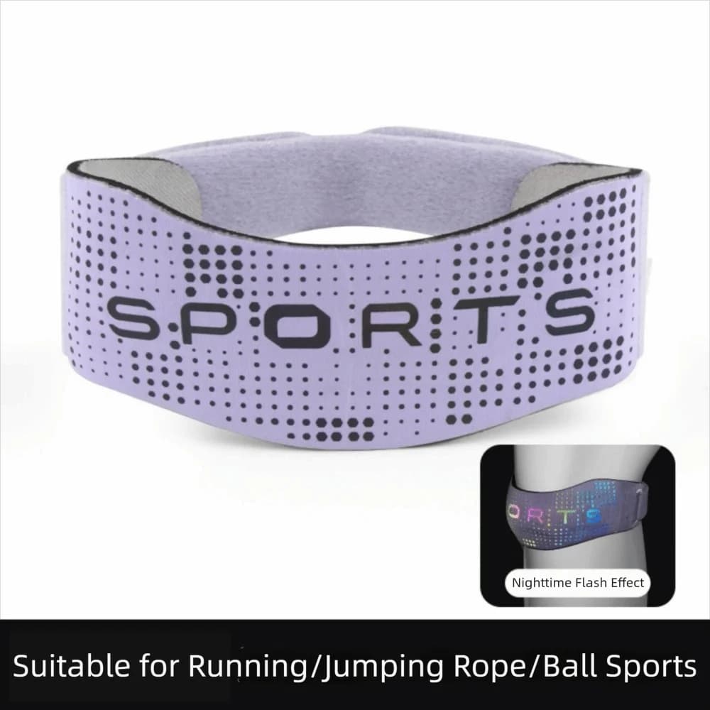 Patella Protector Sports Patella Brace Non-Slip Shock-absorbing Knee Support Pad Reflective Extra Thick Knee Strap Volleyball