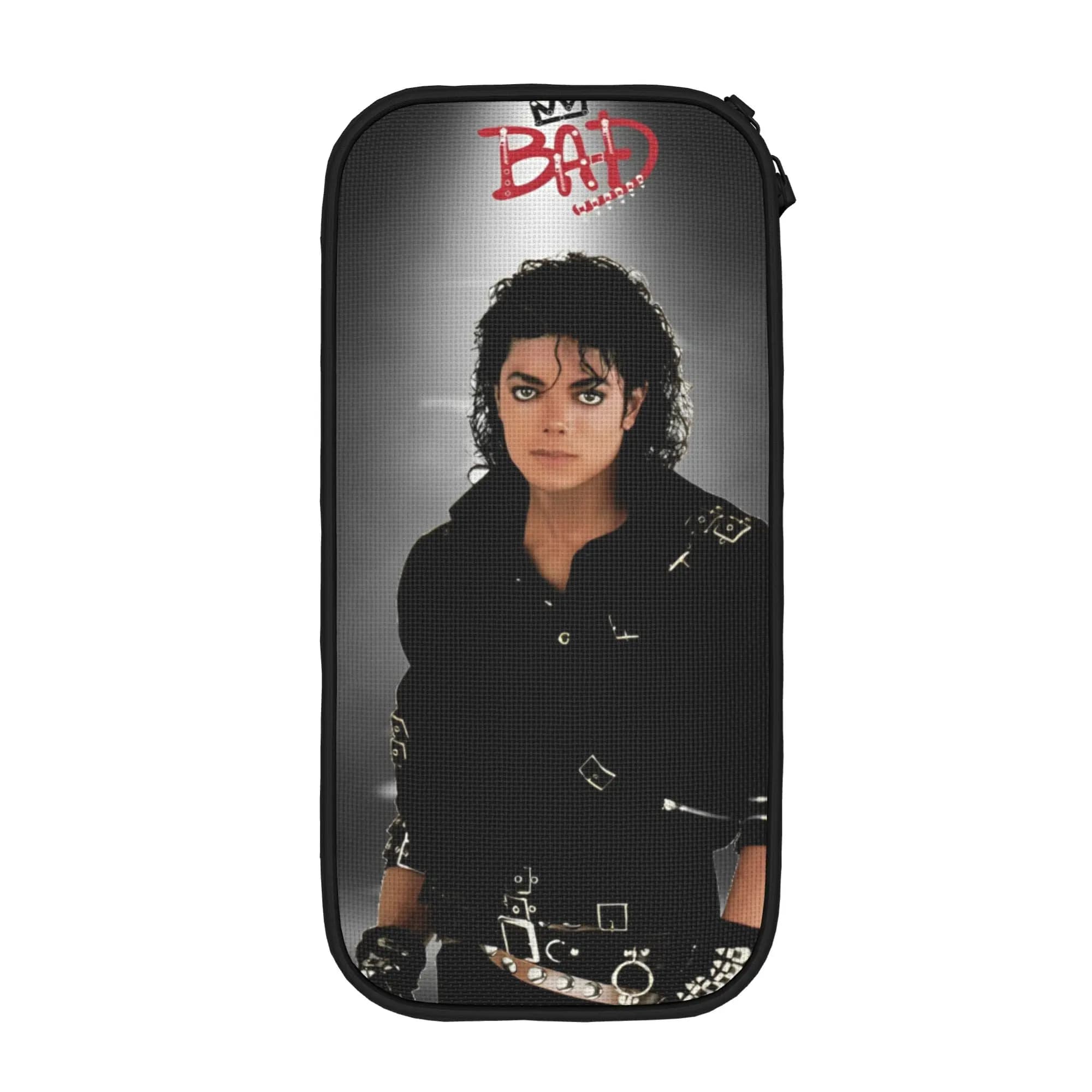 Michael Jackson Retro Pencil Case Creative Pen Bag Kids Big Capacity Students School Cosmetic Pencil Box