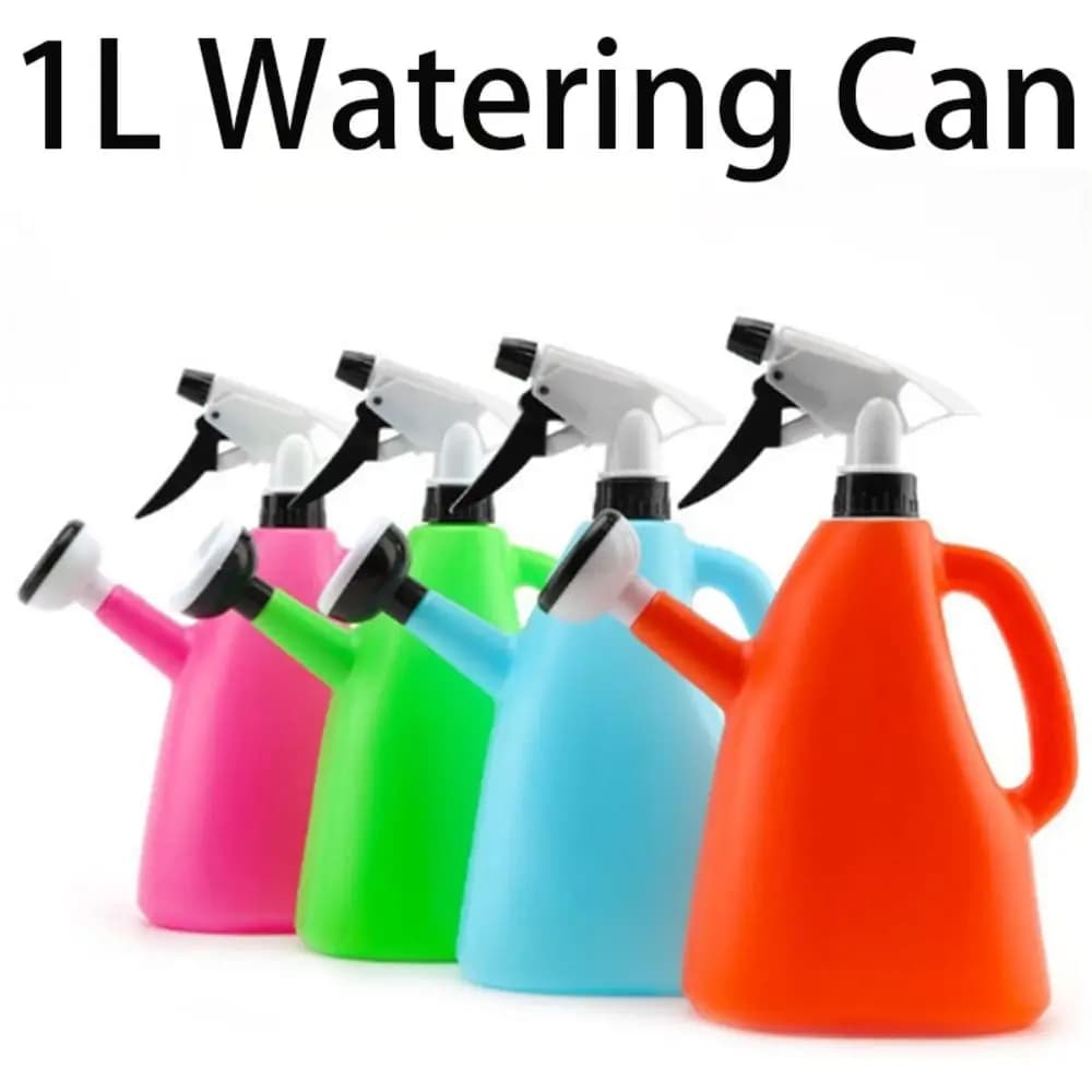 Gardening Tools: Amusement 2 in 1 in Garden Plant Plastic, Pressure Sprayer, Interior Water Container 1L, Home Flowers Sprayer