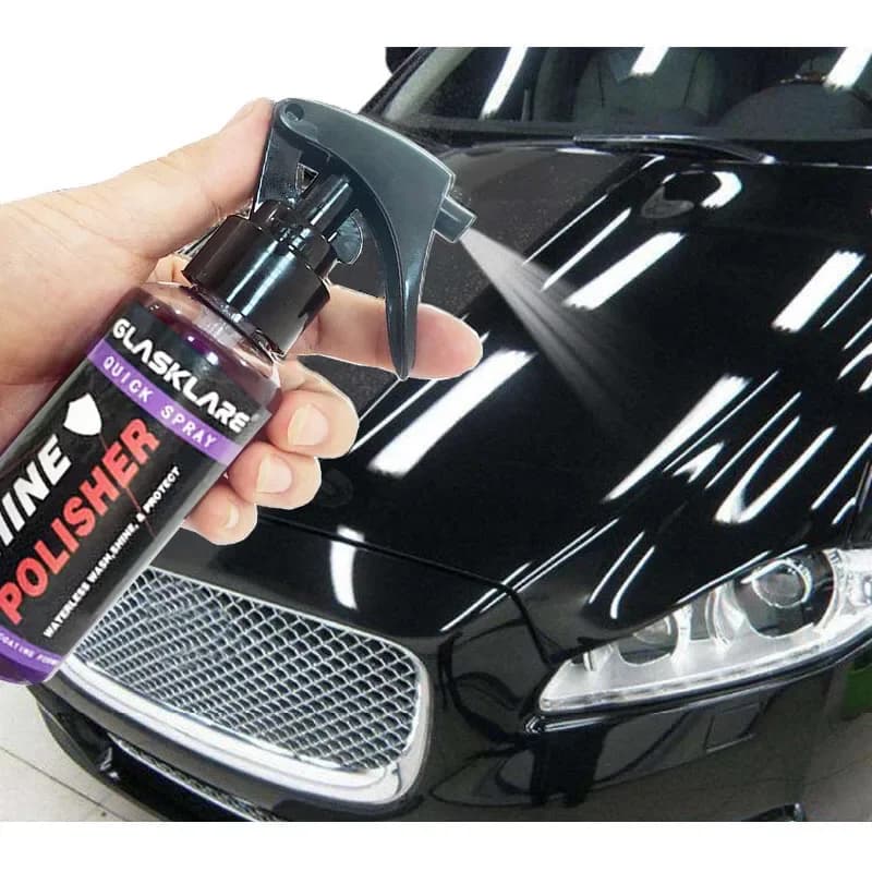 Spray Lucidante Auto 110ml Anti-Graffio, Liquido per Placcatura Cristallina, Rivestimento Ceramico 9H, Cura della Vernice Auto, Lucidatura e Rivestimento per Auto