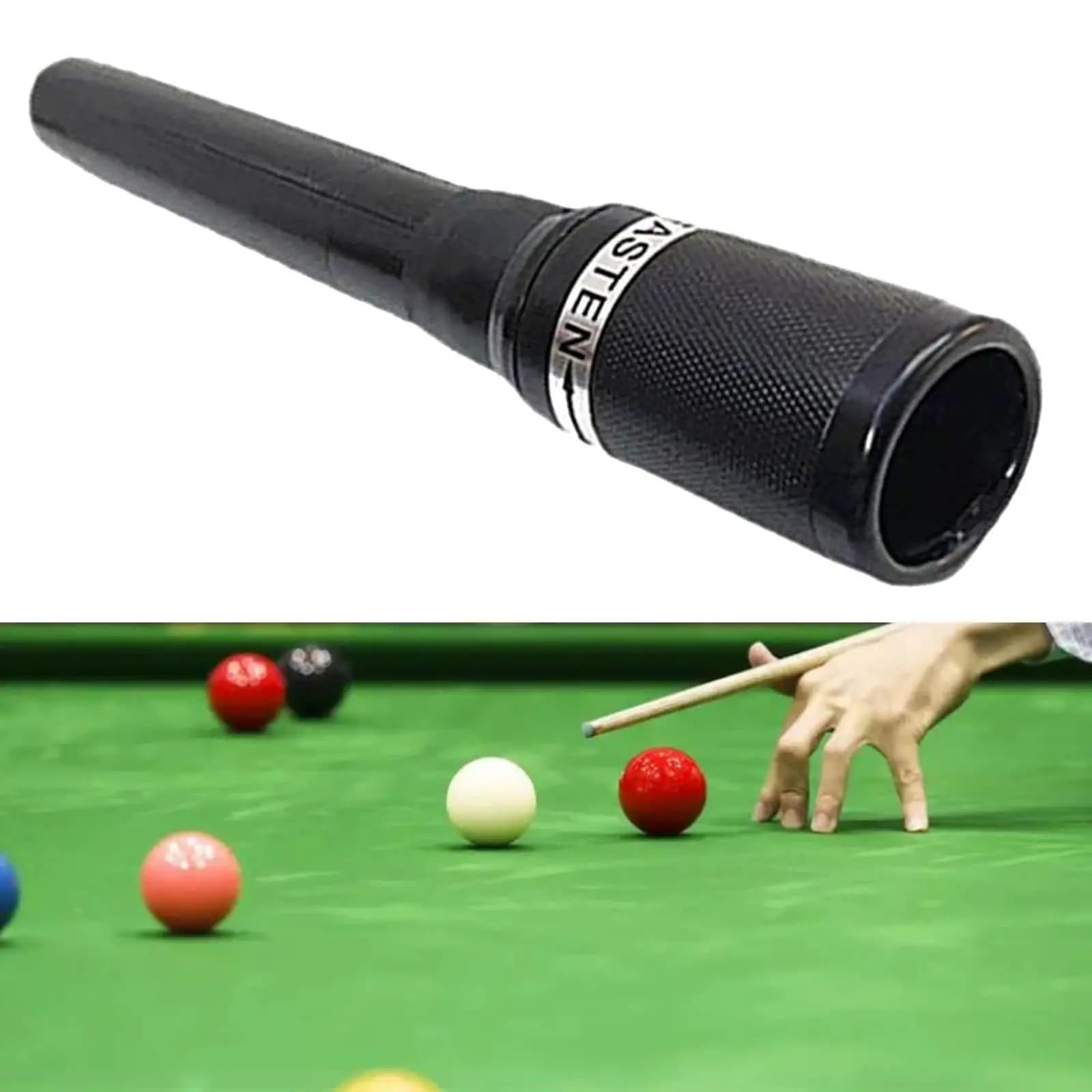 Pool Cue Extender Length Adjustment Extension Sleeve Billiards Stick Holder for Snooker and Pool Accessories