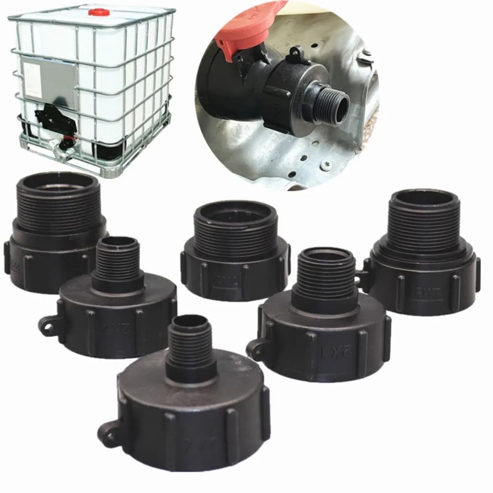 Garden Water Connectors S60 IBC Ton Barrel Connector Plastic Accessories IBC Tank Adapter Fitting IBC Hose Connector Water Tank
