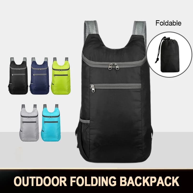 Borsa da viaggio per weekend da 1 pezzo Zaino leggero pieghevole impermeabile resistente agli strappi Zaino sportivo da viaggio d'affari di grande capacità