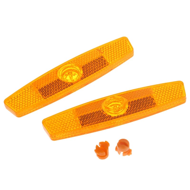 1 Paio di Riflettori Luminosi per Ruote Bici, Luci di Avvertimento per Bicicletta, Riflettori per Raggi Ruota, Accessori per Ciclismo Notturno