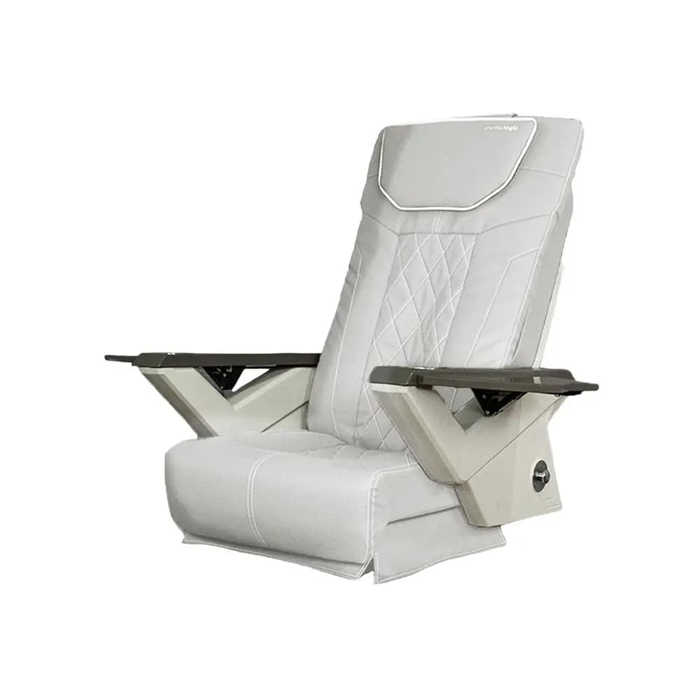 Set di Copricuscini per Poltrona Pedicure Shiatsulogic, Bianco, Copertura per Poltrona Massaggiante con Vibrazione FX, Attrezzatura e Arredamento per Salone di Pedicure