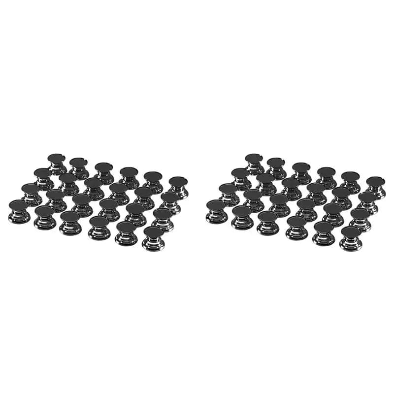 ~Latest Model 48PCS DIY Crystal Epoxy Resin Drawer Knob Base, Drawer Handle Accessories, DIY Resin Handle Alloy Base In Bulk (Bl