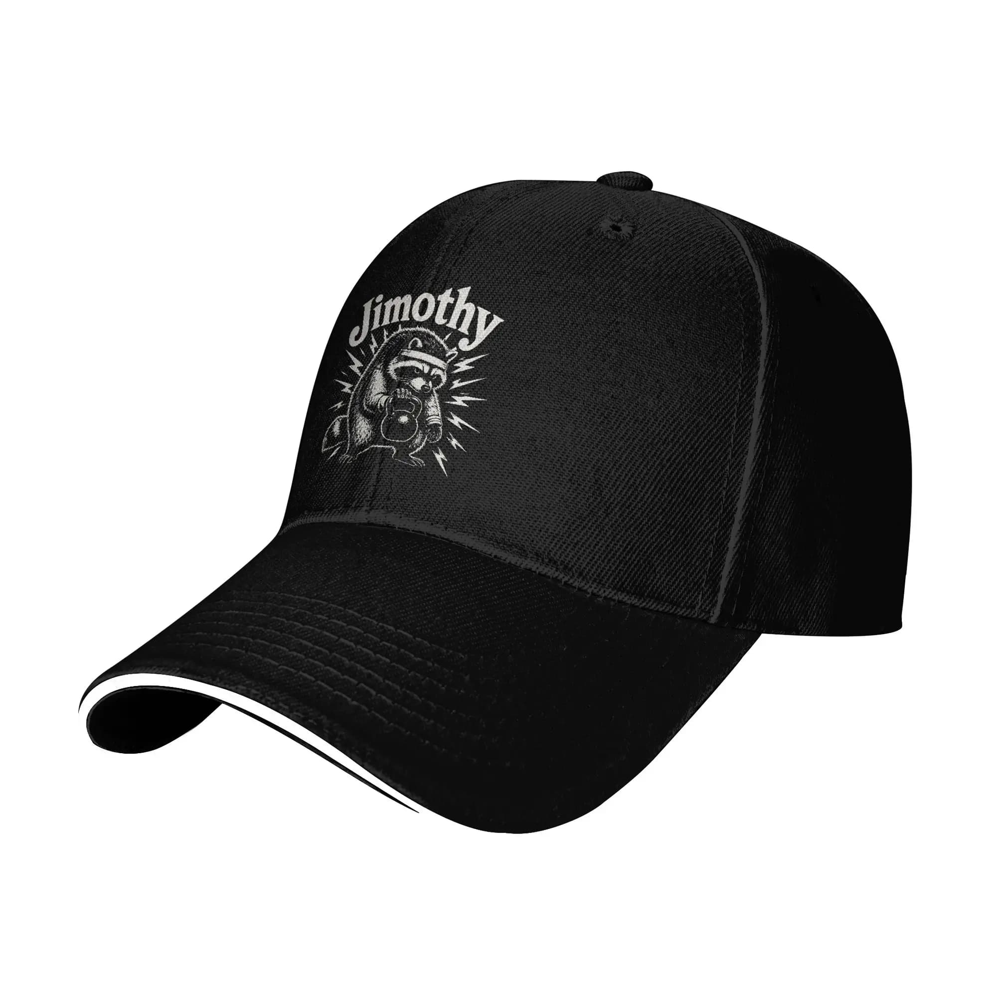 Summer Jimothy Kettlebell Raccoon Funny Exercise Workout Meme Baseball Cap Kpop Rock Casual Print Sun Hip Hop Hats