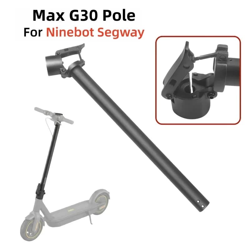 Asta Pieghevole Originale Max G30 per Monopattino Elettrico Segway Ninebot, Asta Fissa con Base, Supporto Anteriore, Accessori e Parti di Ricambio