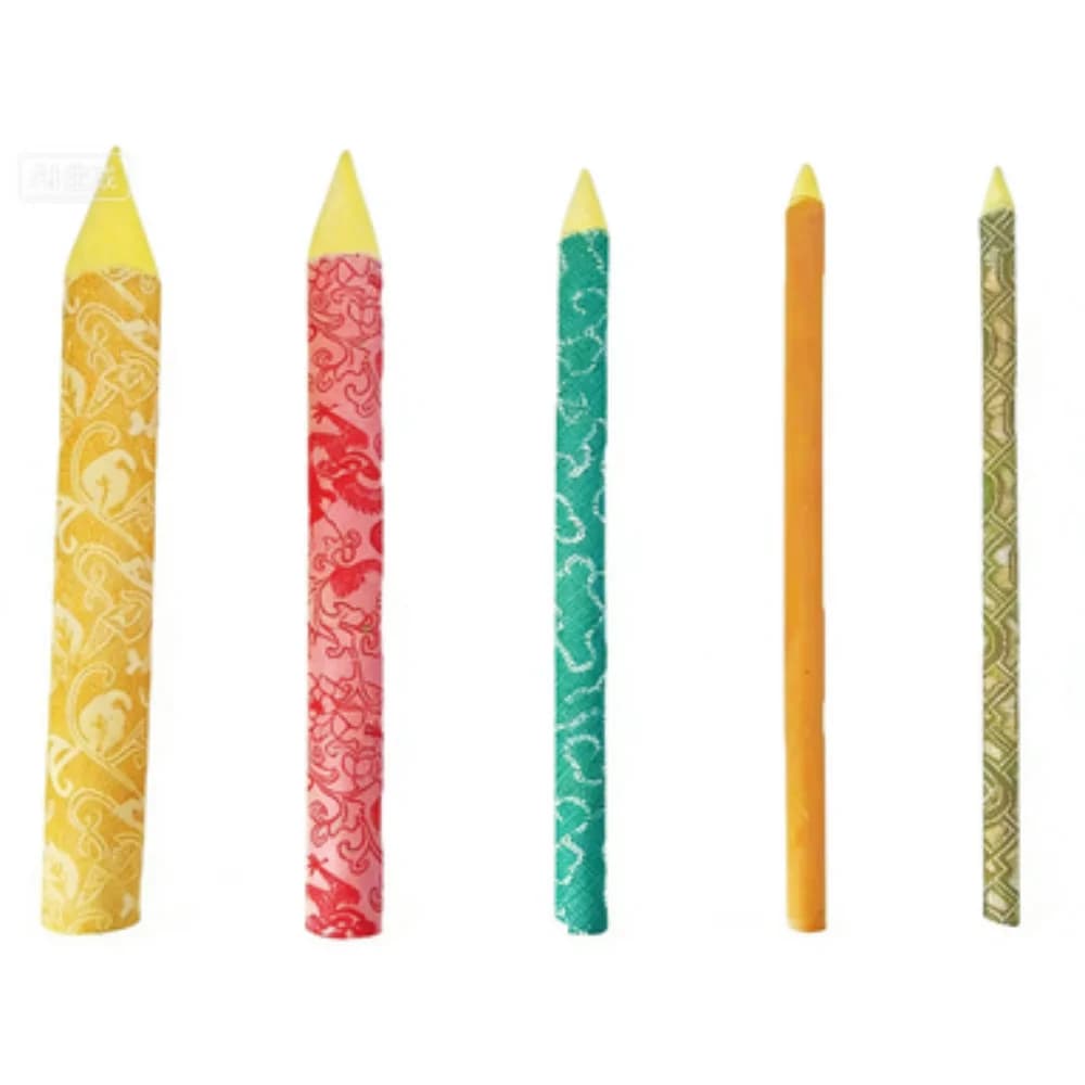 5Pcs Rice Paper Brush Painting Set, Professional Huang Xuan Brushes for Chinese Art Calligraphy, Highlight Detail Brushes