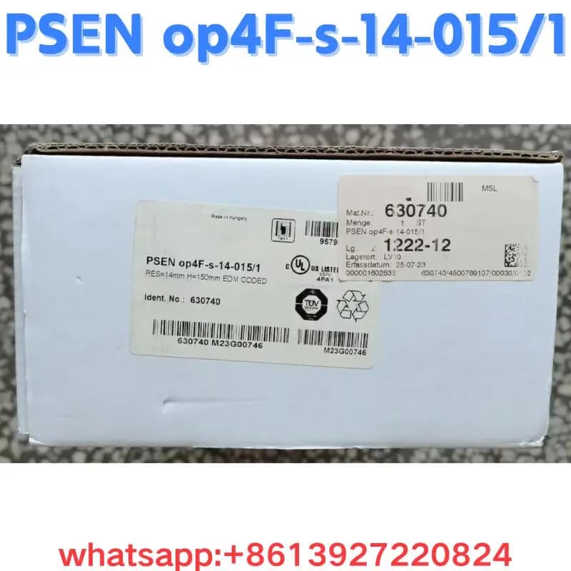 Brand New Safety light curtain PSEN op4F-s-14-015/1 630740 Original and Genuine Fast Shipping