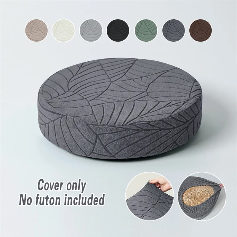 1/2/4pcs Round Bar Stool Covers Full-wrap Elastic Meditation Cushion Covers for Tatami Bay Window Seat Sitting Meditation Home