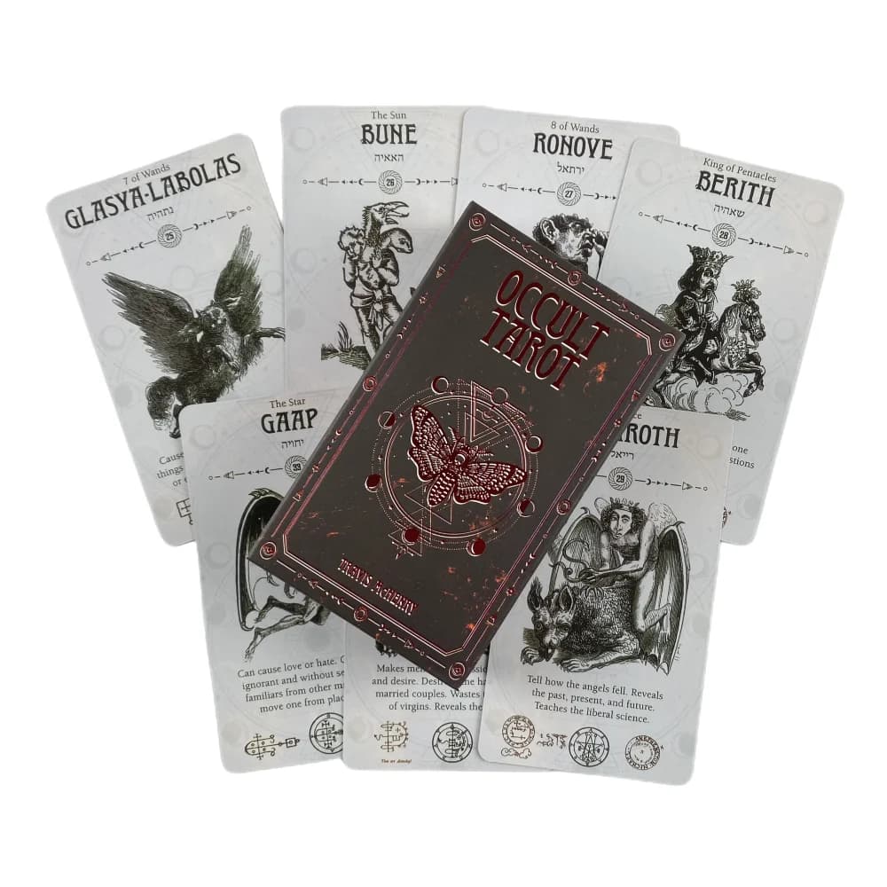 Carte dei tarocchi occulti mazzo di divinazione versioni inglesi edizione Oracle Board Playing Game For Party