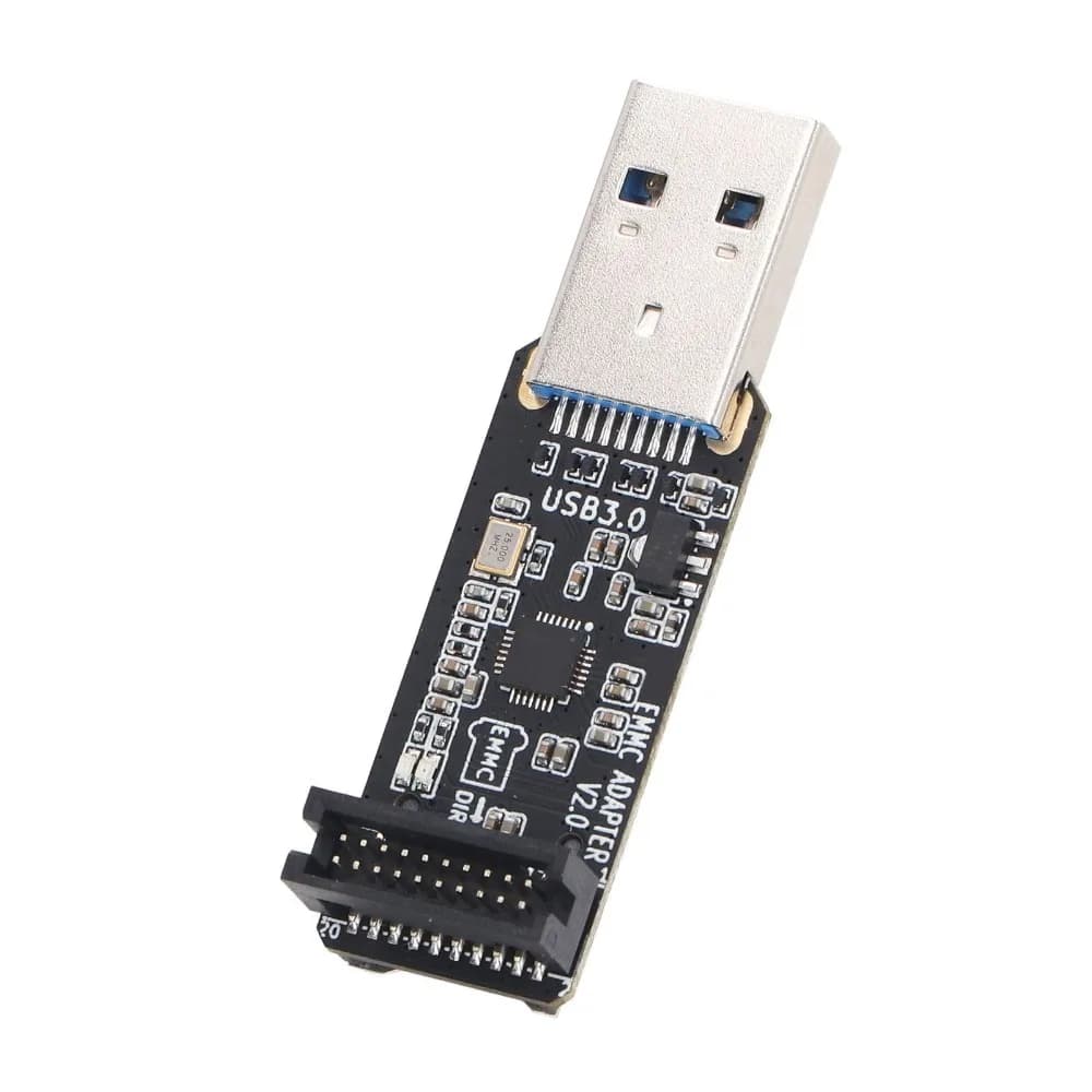 USB 3.0 Interface EMMC Adapter V2 Version TF Card Support Card Reader Module Plug And Play Memory Card Reader Module