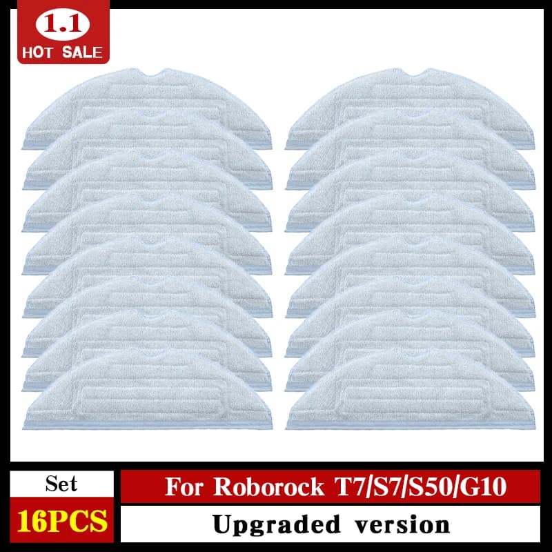 Mop Cloth Roborock S7 MaxV Ultra / S7 accessories robot vacuum cleaner washable cleaning disposable rag spare parts