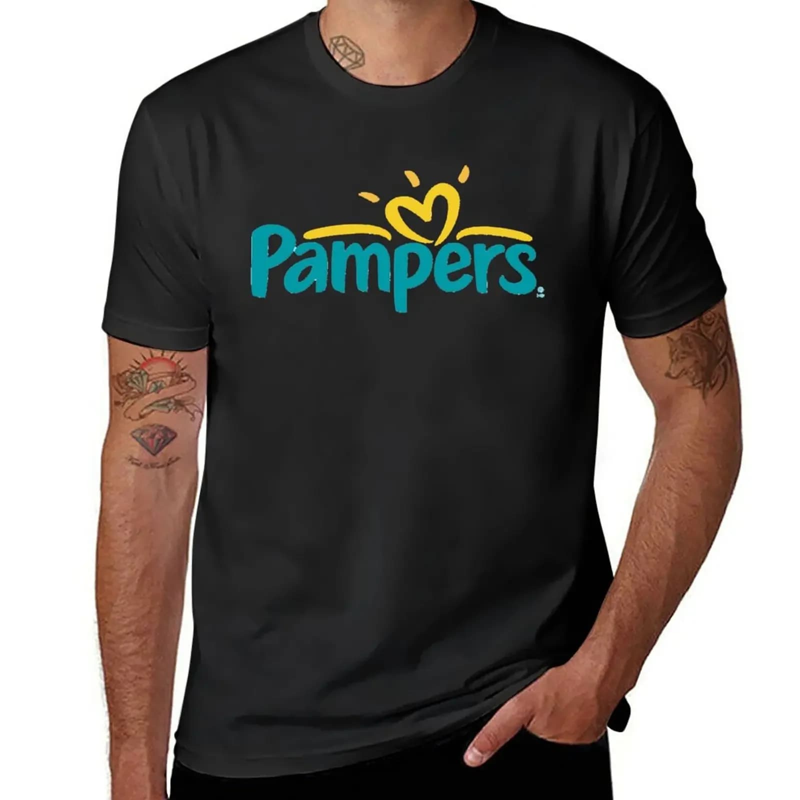 Pampers For Fans t-shirt baggy shirts sweat anime magliette abbigliamento uomo