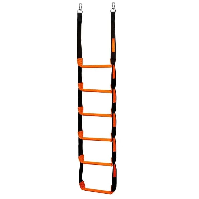 Dropship-Boat Rope Ladder, 6 Step Marine Rope Ladder With Reinforced Steps For Inflatable Boat Kayak