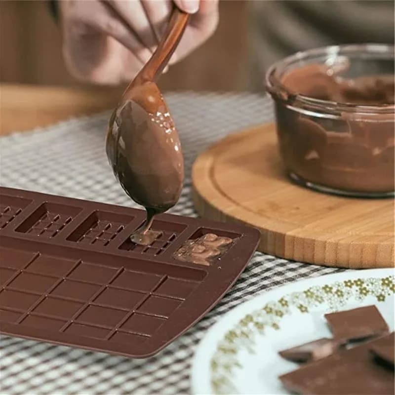 Stampo in Silicone per Waffle e Cioccolato, Stampo per Biscotti, Decorazione Torte, Griglia per Ghiaccio, Stampo Fai-da-Te per Pasticceria