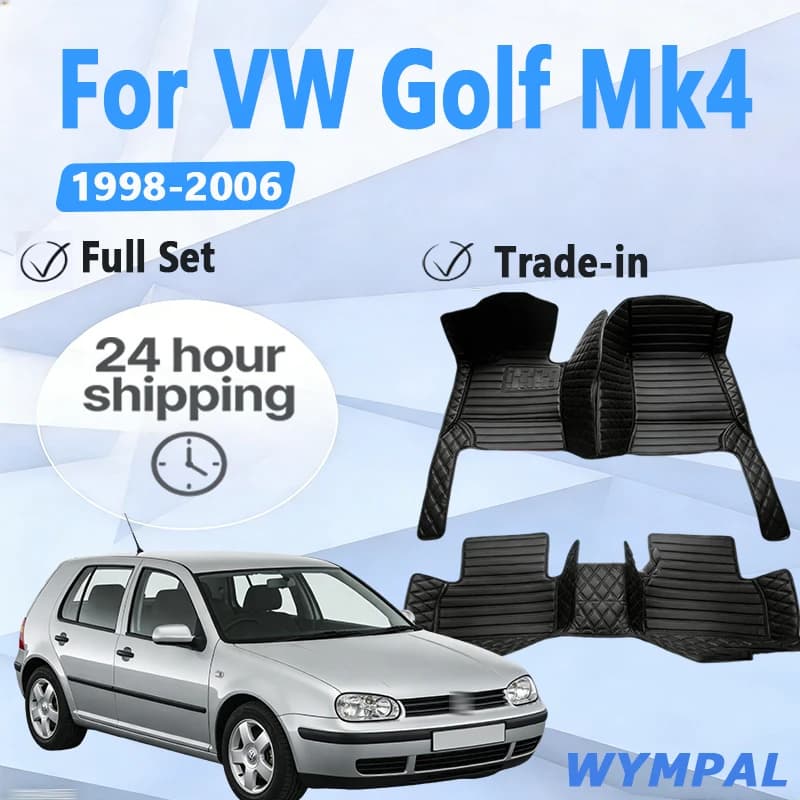 Car trunk for VW Volkswagen Golf Mk4 1J TDI 1998 ~ 2006 Anti-sports Car mat Interior accessories for cars
