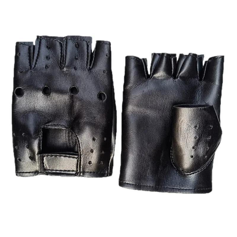 Outdoor Cycling Half Finger Leather Gloves Anti Slip Breathable Comfortable Sports Gloves for Biking Gym Training