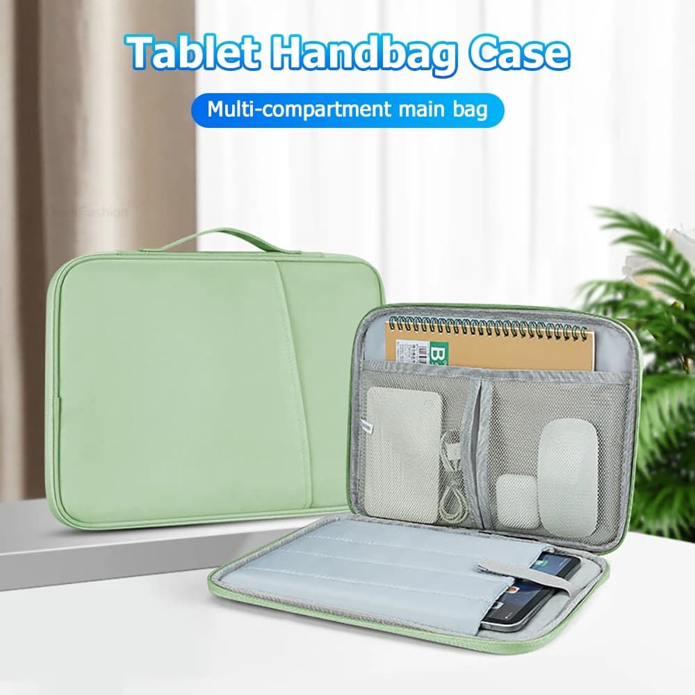 Borsa per laptop da 11-13 pollici, custodia protettiva per tablet, custodia imbottita, adatta per iPad, Macbook, Xiaomi, ASUS, HUAWEI, Lenovo