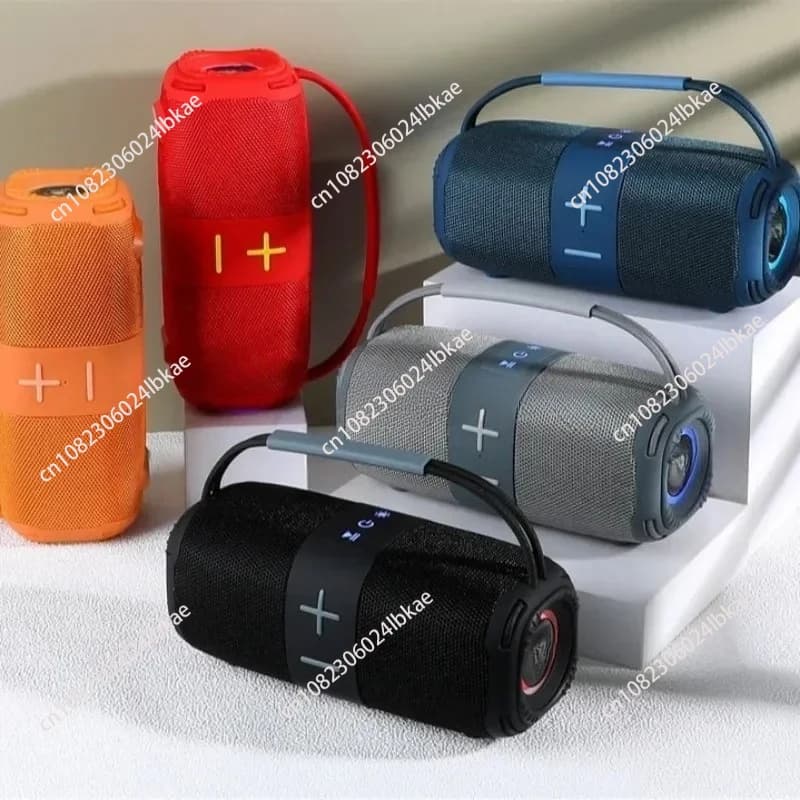 Altoparlante Bluetooth Portatile Ricaricabile RGB TG668 con Subwoofer ad Alto Volume, Doppio Canale e Diaframma LED AA