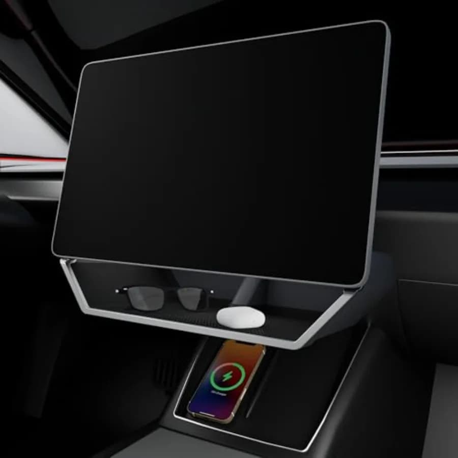 for Tesla Model Y Juniper Under Screen Storage Organizer 2025-2026 Upgrade Model 3 Highland Center Console Organizer Tray 2024-