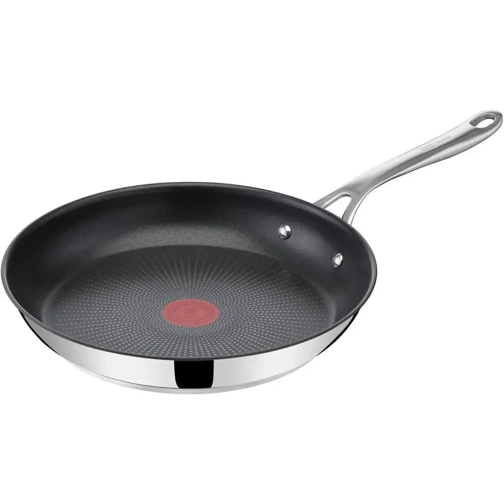 24cm Non-Stick Titanium Frying Pan with Heat Indicator, Induction Ready, Oven Safe, 10-Year Warranty