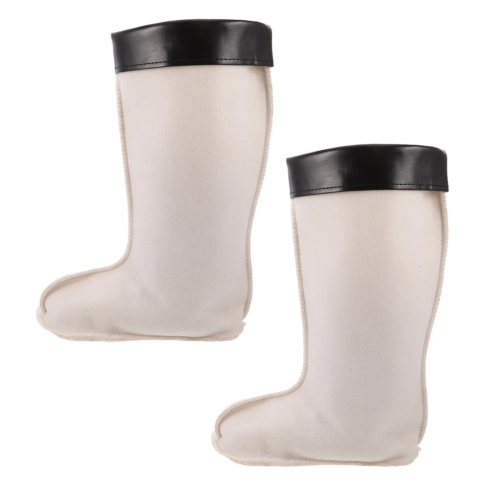 1 paio di fodere termiche per stivali, spesse e calde, isolanti, per stivali da pioggia, fodera interna per scarpe da trekking invernali, adatte per donna e uomo, taglia 43, 38 cm