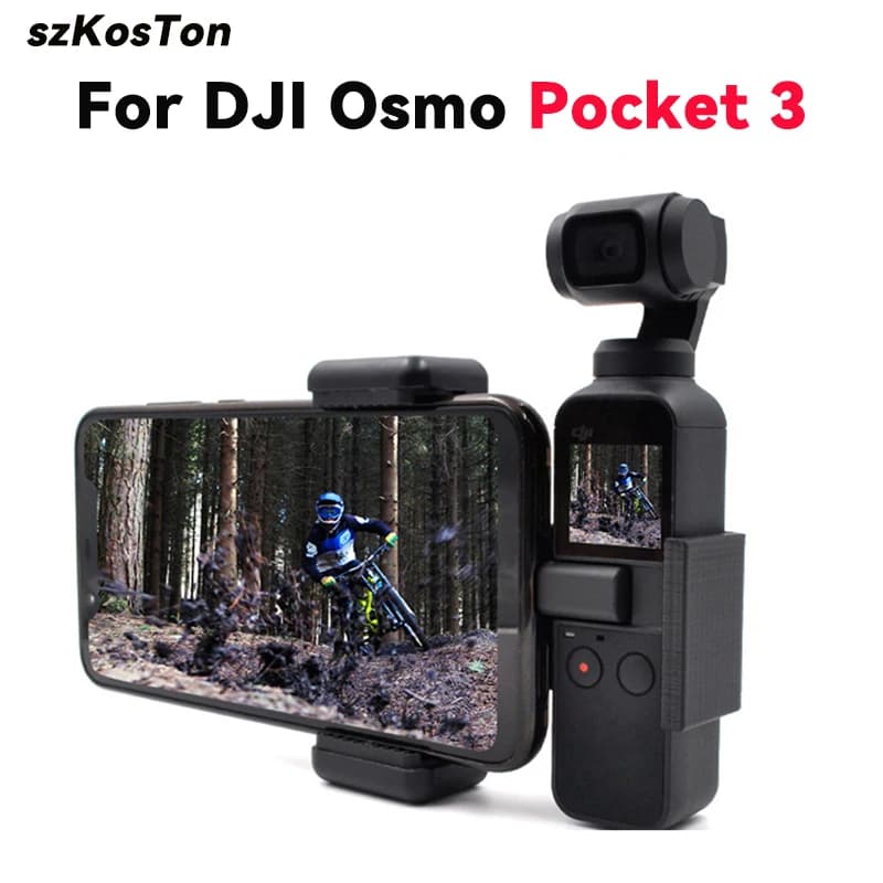Per DJI Pocket 3 2 1 Set di supporti per telefono accessori di espansione con foro filettato da 1/4 "per Smartphone DJI Osmo Pocket 3 2 1