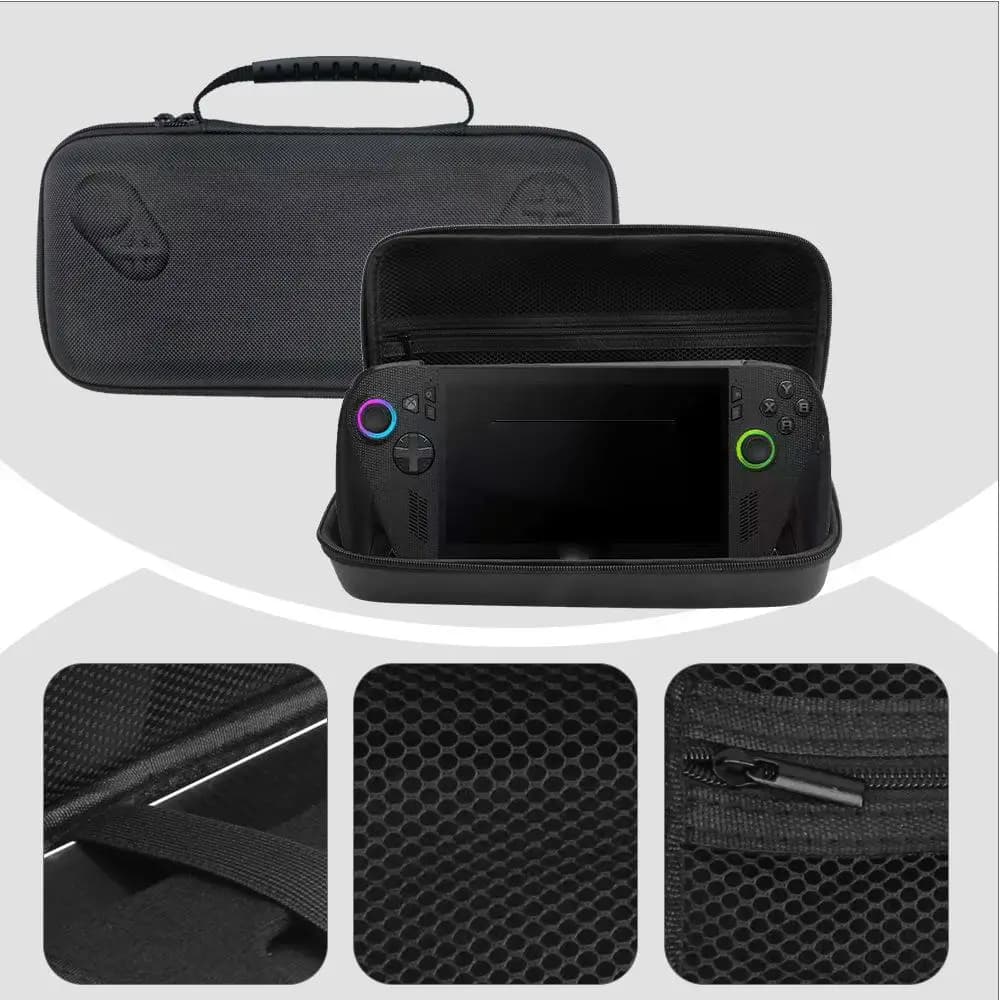 Per ROG Xbox Ally/Rog Xbox Ally X 2025 Custodia da viaggio Custodia rigida in EVA con tasca in rete Accessori da gioco