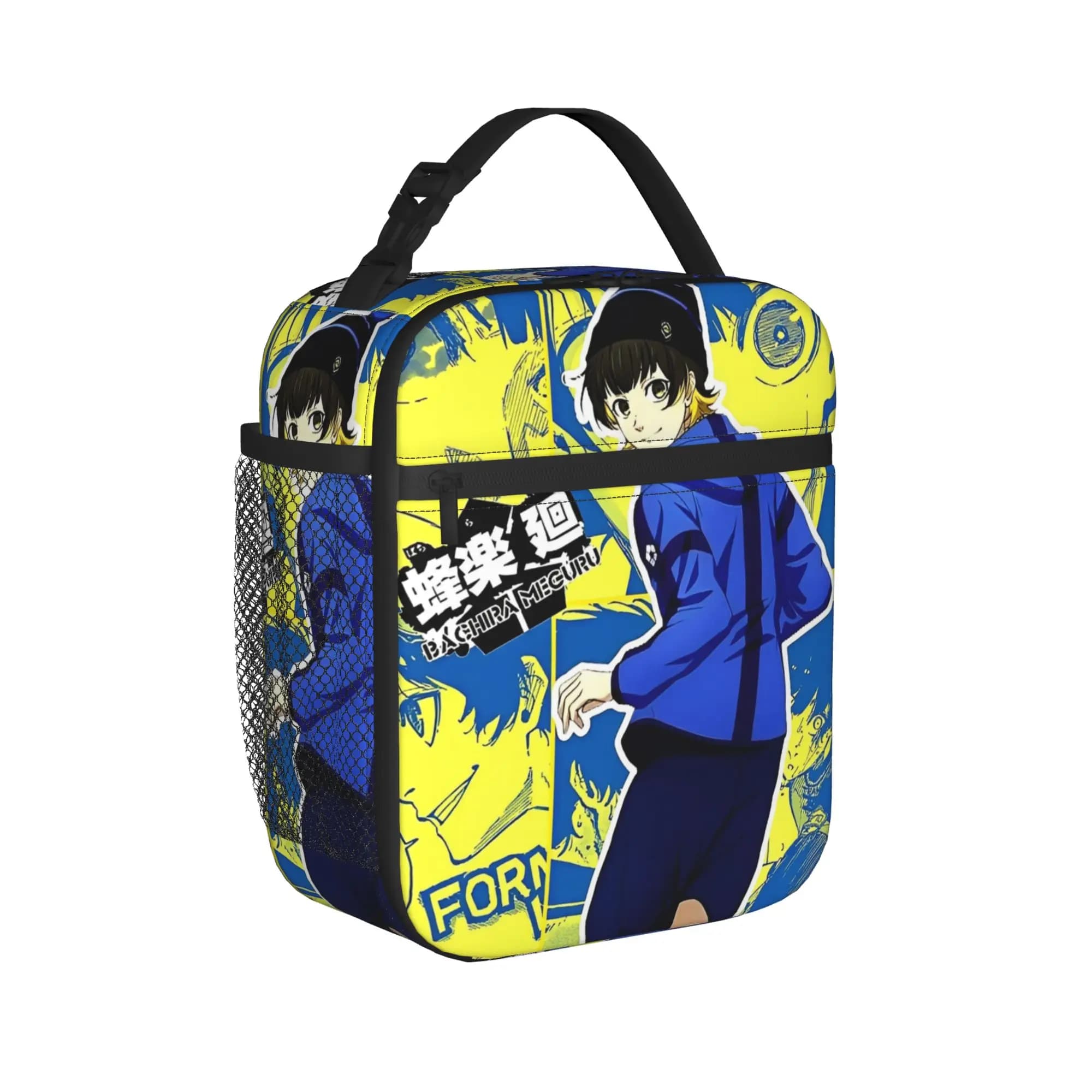 Borsa termica per il pranzo Anime Blue Locks per il lavoro, contenitore per alimenti riutilizzabile, scatole termiche per il pranzo