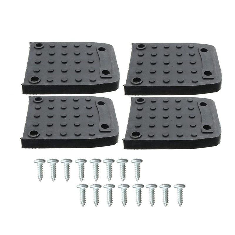 Tappetino per treppiede da costruzione cuscinetti antiscivolo per cartongesso, Kit di ricambio per suole in Stilt da 4 pezzi