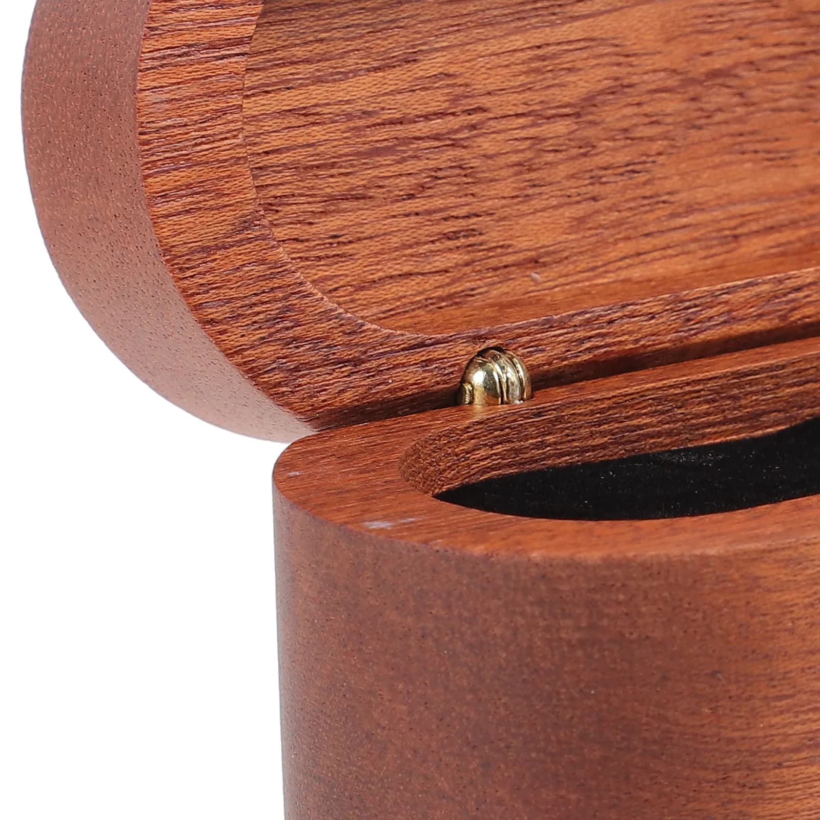Custodia per plettri da chitarra in legno massello, organizer porta plettri, superficie liscia e lucida, design compatto, pronta per il regalo