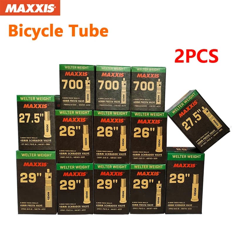 2 PZ MAXXIS WELTER WEIGHT Air chamber for bicycle Mountain Bike Road bike tube American French air Ugello AV(SV) FV(PV)