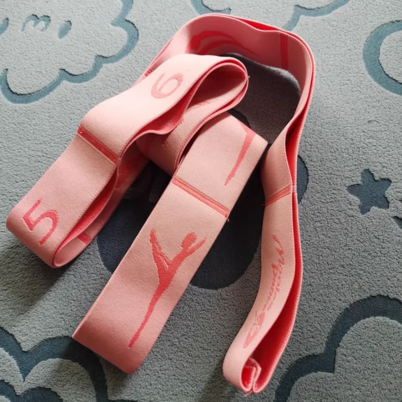 Yoga Pearl anti-stirament elastic belt for dance and fitness, with versatile belt for stretching exercises before the show