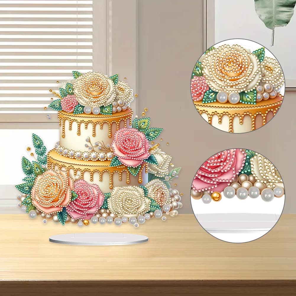 Set di Ornamenti Fai-da-Te con Pittura Diamantata per Decorazione Casa, Kit Artistico 5D a Punto Croce Adatto per Decorare Soggiorno e Camera da Letto