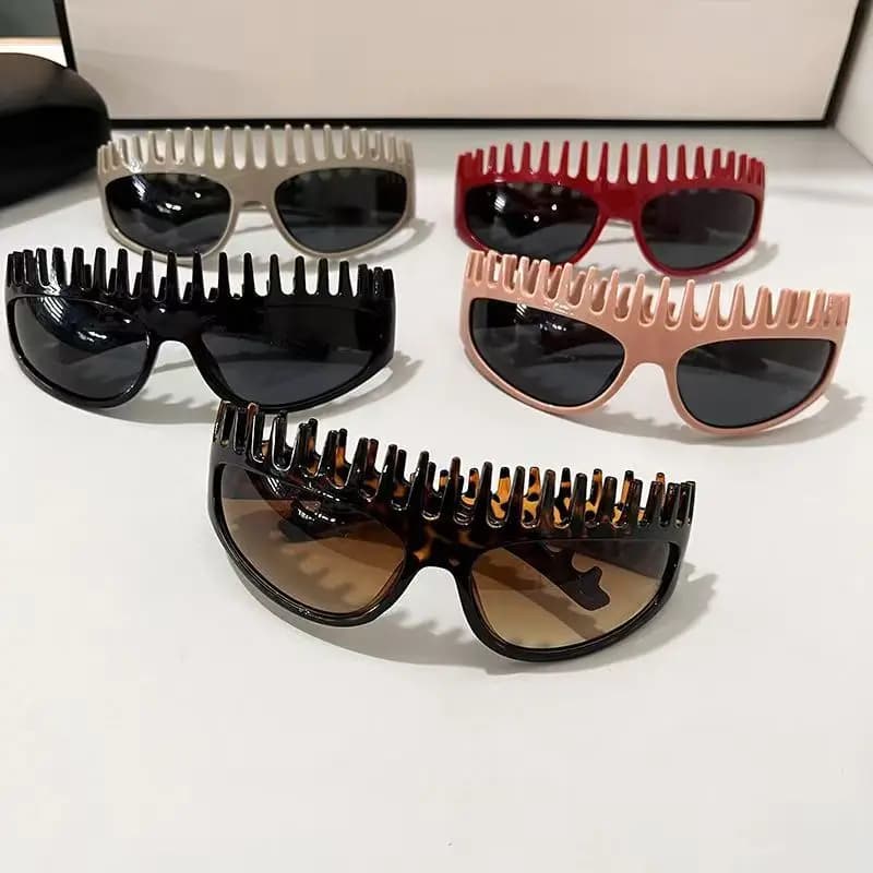 Leopard Print Headband Sunglasses for Women, Trendy UV Protection Hairband Glasses, Fashionable Funky Stylish Sun Specs
