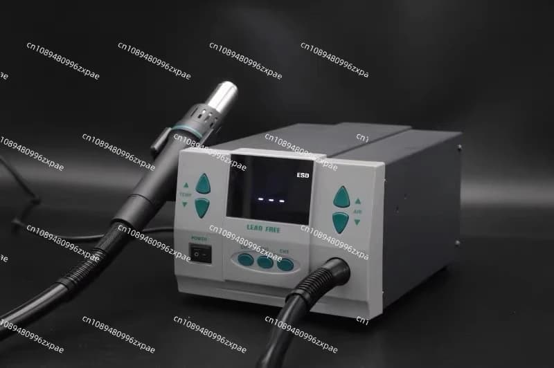 Stazione di Rilavorazione ad Aria Calda 1000W con Ventola Turbo Brushless, Controllo Preciso della Temperatura e Display Digitale 861DW
