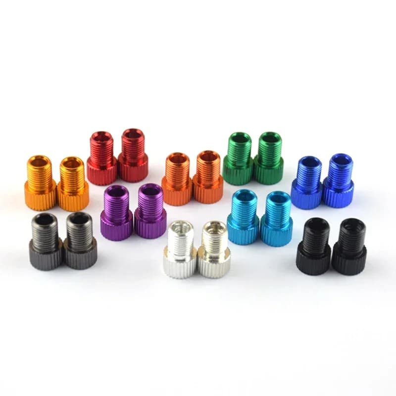 6 pz alluminio bicicletta bici valvola PRESTA a SCHRADER convertitore bicicletta bici pneumatico valvola adattatore tubo pompa strumento ciclismo bicicletta