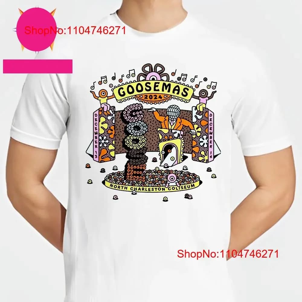 Goosemas band 2024 T Shirt Taglia S 5XL UR627 vintage Abiti firmati lavati Moda traspirante Allungato Casual Versatile