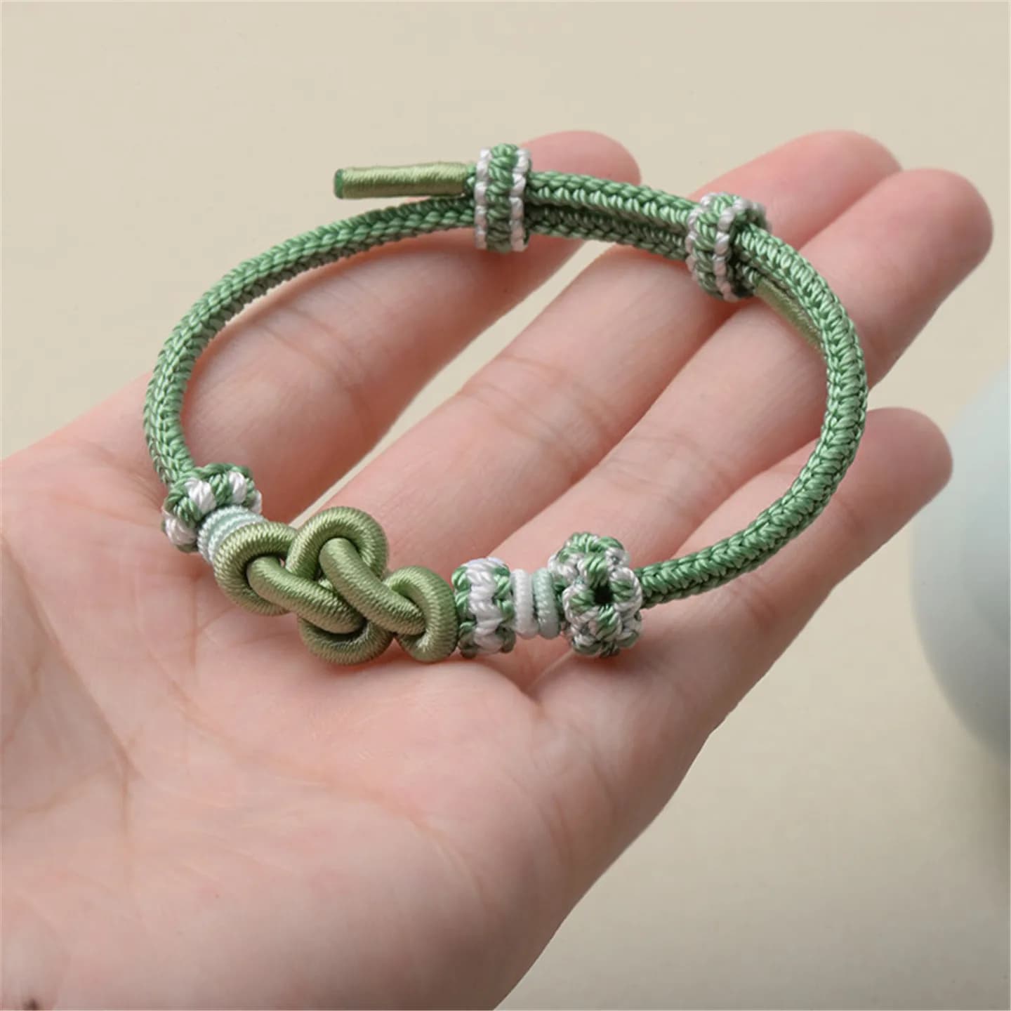Accessori per braccialetti Cavo regolabile per creazione di gioielli Braccialetti fai-da-te Perline Bracciale con nodo fatto a mano Materiale Forniture per perline