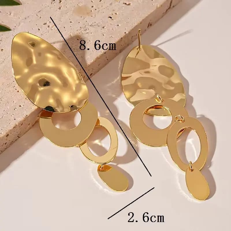Orecchini Pendenti con Paillettes e Nappe a Fiore per Donne, Orecchini Lunghi di Lusso, Gioielli Trendy in Stile Europeo