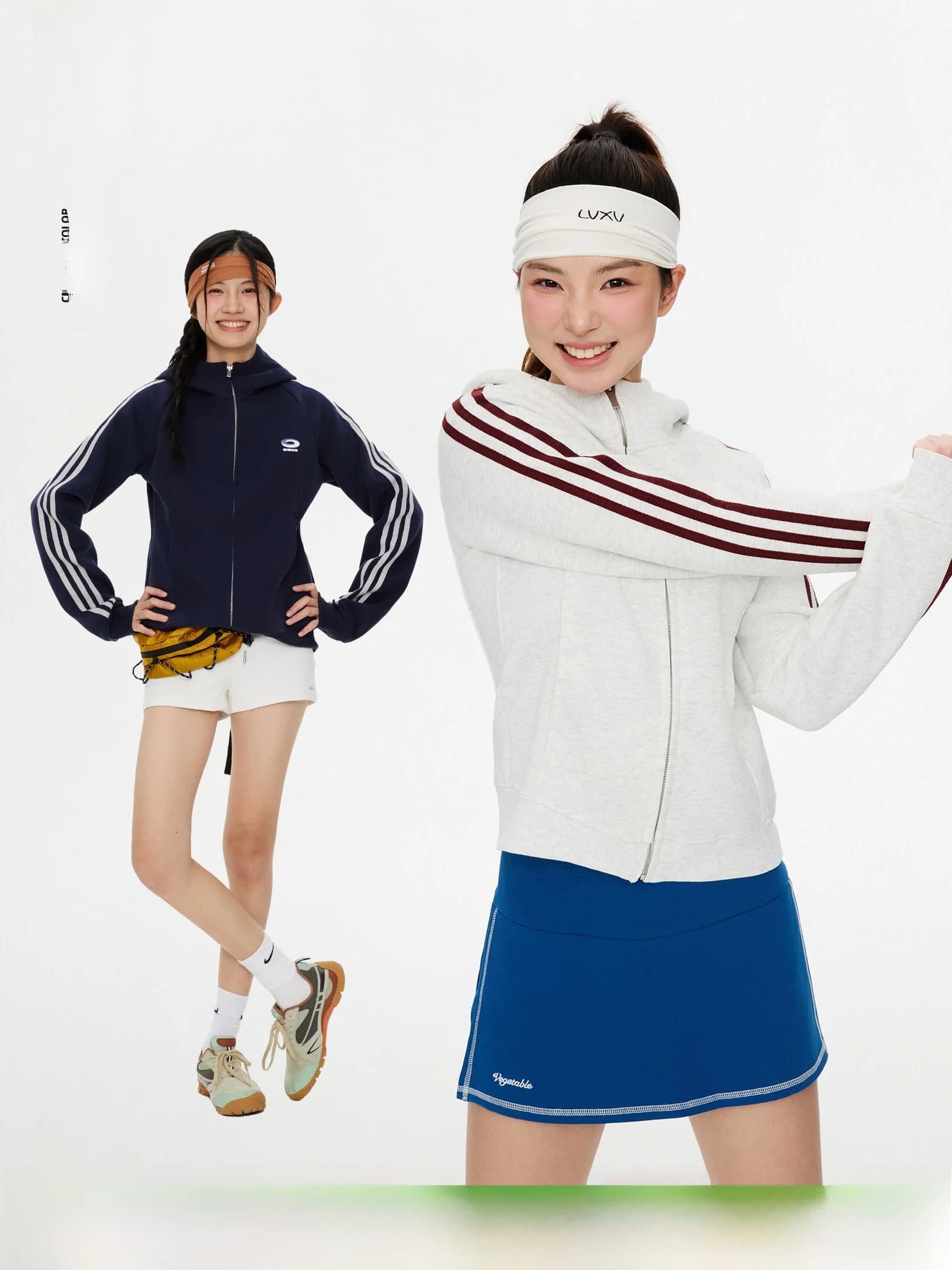 Cardigan con Cappuccio da Donna OWOX, Casual, con Cintura in Vita, a Blocchi di Colore, a Righe, per Primavera, Sport e Tempo Libero