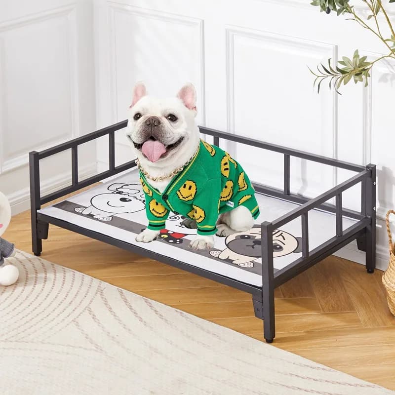 Cuccia Rialzata per Cani e Gatti, Lettino Rinfrescante in Rete, Cuccia per Animali Domestici da Esterno e Interno, Impermeabile, Anti-Morso, Cuccia Rialzata, Forniture per Animali Domestici, Cuccia per Gatti