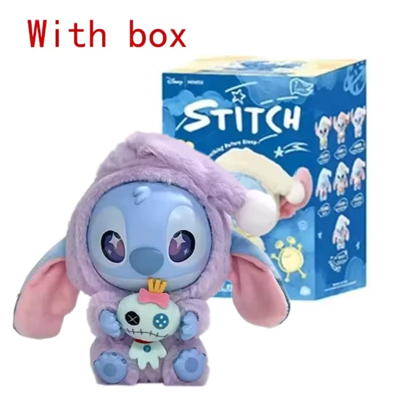 Set Stitch Eat Something Before Sleeping - Blind Box, Toys in Plush and Vinyl, Dolls, Replica, Mystery Box, Pendant for Bag, Decoration, Gift