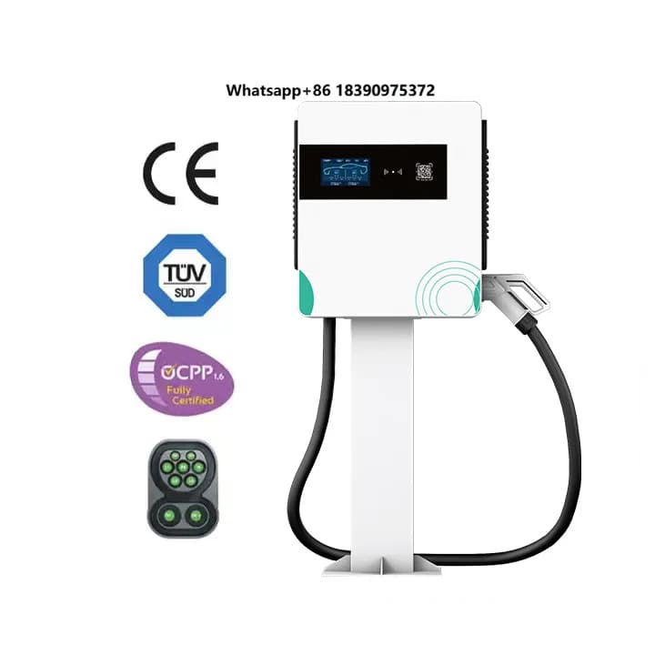 30KW DC Fast EV Charger CCS2 Standard Electric Vehicle Charging Pile for New Energy Car Public Charging Station Use