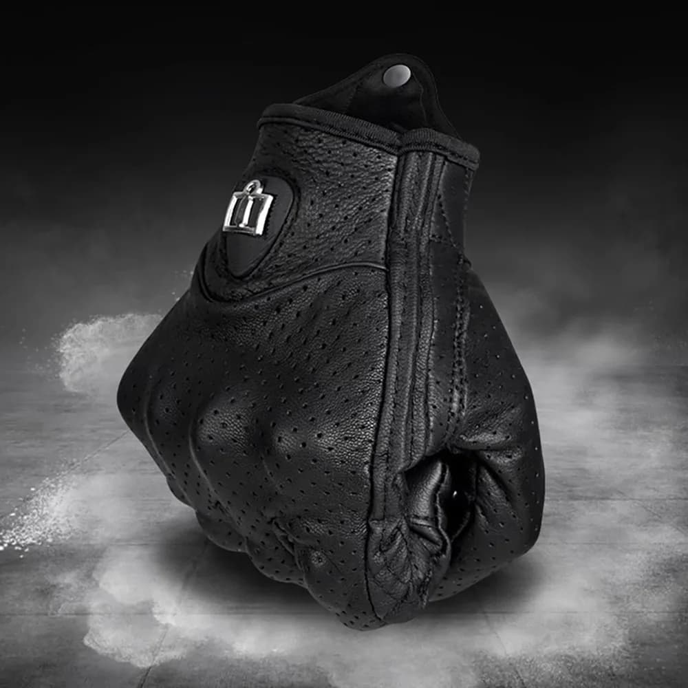 Guanti da moto fuoristrada unisex traspiranti con protezione nocche e touchscreen per ciclismo ed enduro